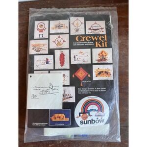 Vintage Southwestern Style Crewel Kit